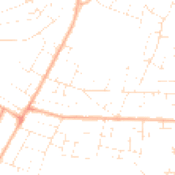 Daytime road noise heatmap for BH10 5DN