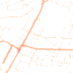 Daytime road noise heatmap for BH10 5DQ
