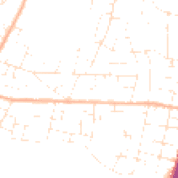 Daytime road noise heatmap for BH10 5EH
