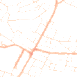 Daytime road noise heatmap for BH10 5HA