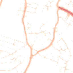 Daytime road noise heatmap for BH10 5HL