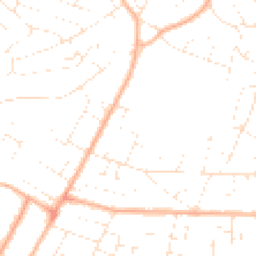 Daytime road noise heatmap for BH10 5HR