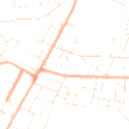 Daytime road noise heatmap for BH10 5HW