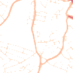 Daytime road noise heatmap for BH10 5JR