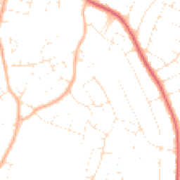 Daytime road noise heatmap for BH10 5LG