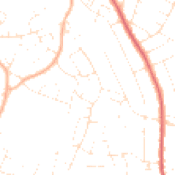 Daytime road noise heatmap for BH10 5LH