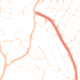Daytime road noise heatmap for BH10 5PA