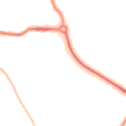 Night-time road noise heatmap for BH10 6LL