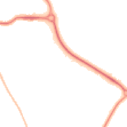 Night-time road noise heatmap for BH10 7DF