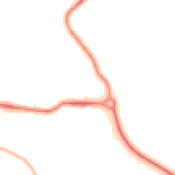 Night-time road noise heatmap for BH10 7DN