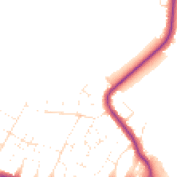 Daytime road noise heatmap for BH10 7HL