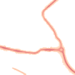Night-time road noise heatmap for BH10 7JZ