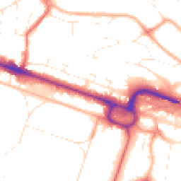 Daytime road noise heatmap for BH12 1AH