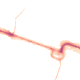Night-time road noise heatmap for BH12 1AP