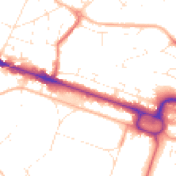 Daytime road noise heatmap for BH12 1AT