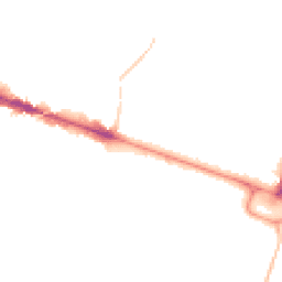 Night-time road noise heatmap for BH12 1AW