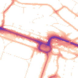 Daytime road noise heatmap for BH12 1BA