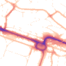 Daytime road noise heatmap for BH12 1BD