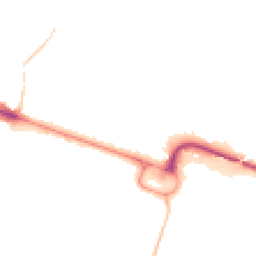 Night-time road noise heatmap for BH12 1BD