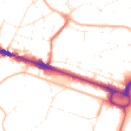Daytime road noise heatmap for BH12 1BH