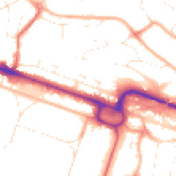 Daytime road noise heatmap for BH12 1BN