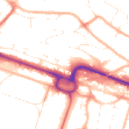 Daytime road noise heatmap for BH12 1BQ