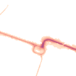 Night-time road noise heatmap for BH12 1BQ