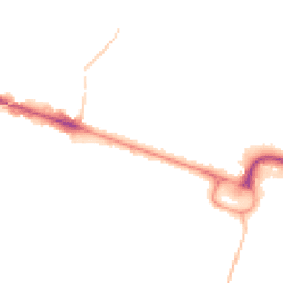 Night-time road noise heatmap for BH12 1BT