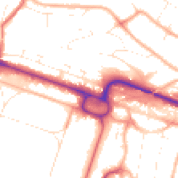 Daytime road noise heatmap for BH12 1BW