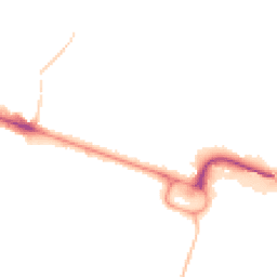 Night-time road noise heatmap for BH12 1BY
