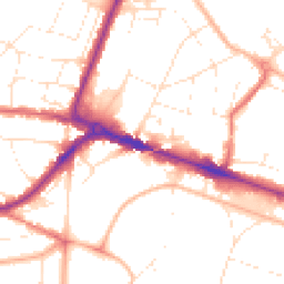 Daytime road noise heatmap for BH12 1DF