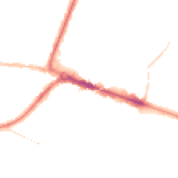 Night-time road noise heatmap for BH12 1DQ