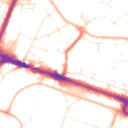 Daytime road noise heatmap for BH12 1DS