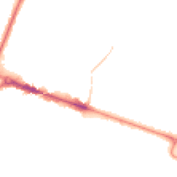 Night-time road noise heatmap for BH12 1DS