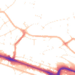 Daytime road noise heatmap for BH12 1HJ