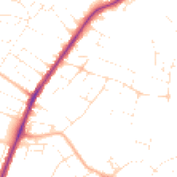 Daytime road noise heatmap for BH12 1JG