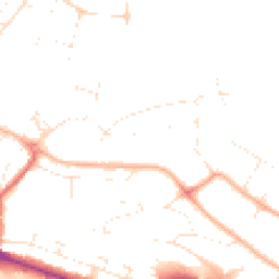 Daytime road noise heatmap for BH12 1JT
