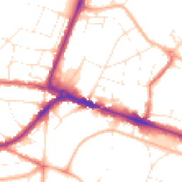 Daytime road noise heatmap for BH12 1NA