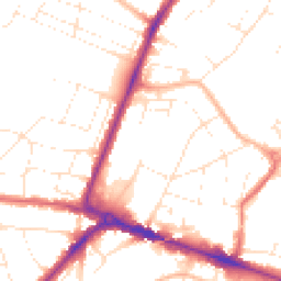 Daytime road noise heatmap for BH12 1NX