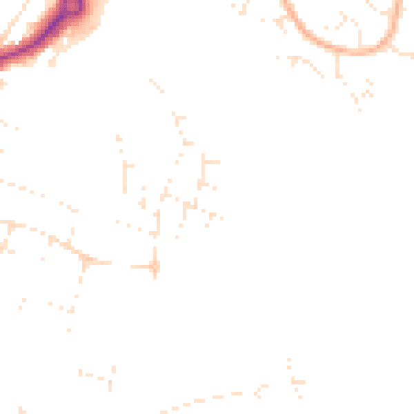 Daytime road noise heatmap for BH12 1PT