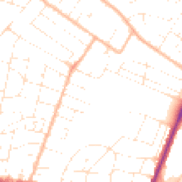 Daytime road noise heatmap for BH12 2AF