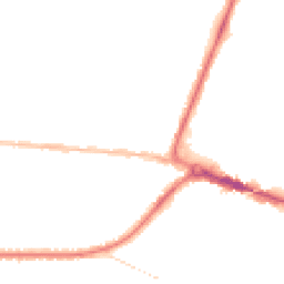 Night-time road noise heatmap for BH12 2AG