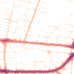 Daytime road noise heatmap for BH12 2BH