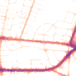 Daytime road noise heatmap for BH12 2DX