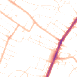 Daytime road noise heatmap for BH12 2EP