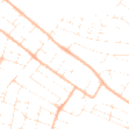 Daytime road noise heatmap for BH12 2HR