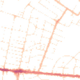 Daytime road noise heatmap for BH12 2JP