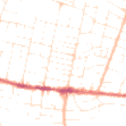 Daytime road noise heatmap for BH12 2NA