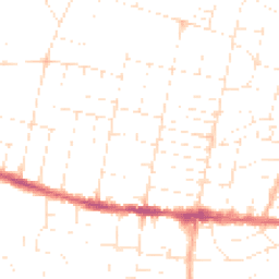 Daytime road noise heatmap for BH12 3AQ