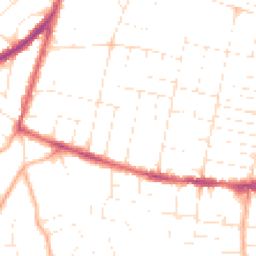 Daytime road noise heatmap for BH12 3BG